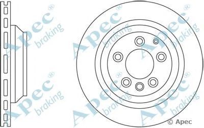 APEC BRAKING dsk2475 -  Тормозной диск